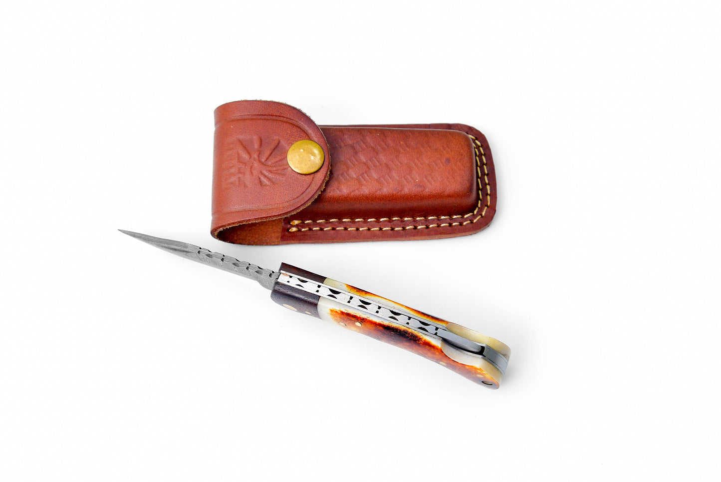 Titan International Titan International - Damascus steel pocket knife Limited Run TF-070