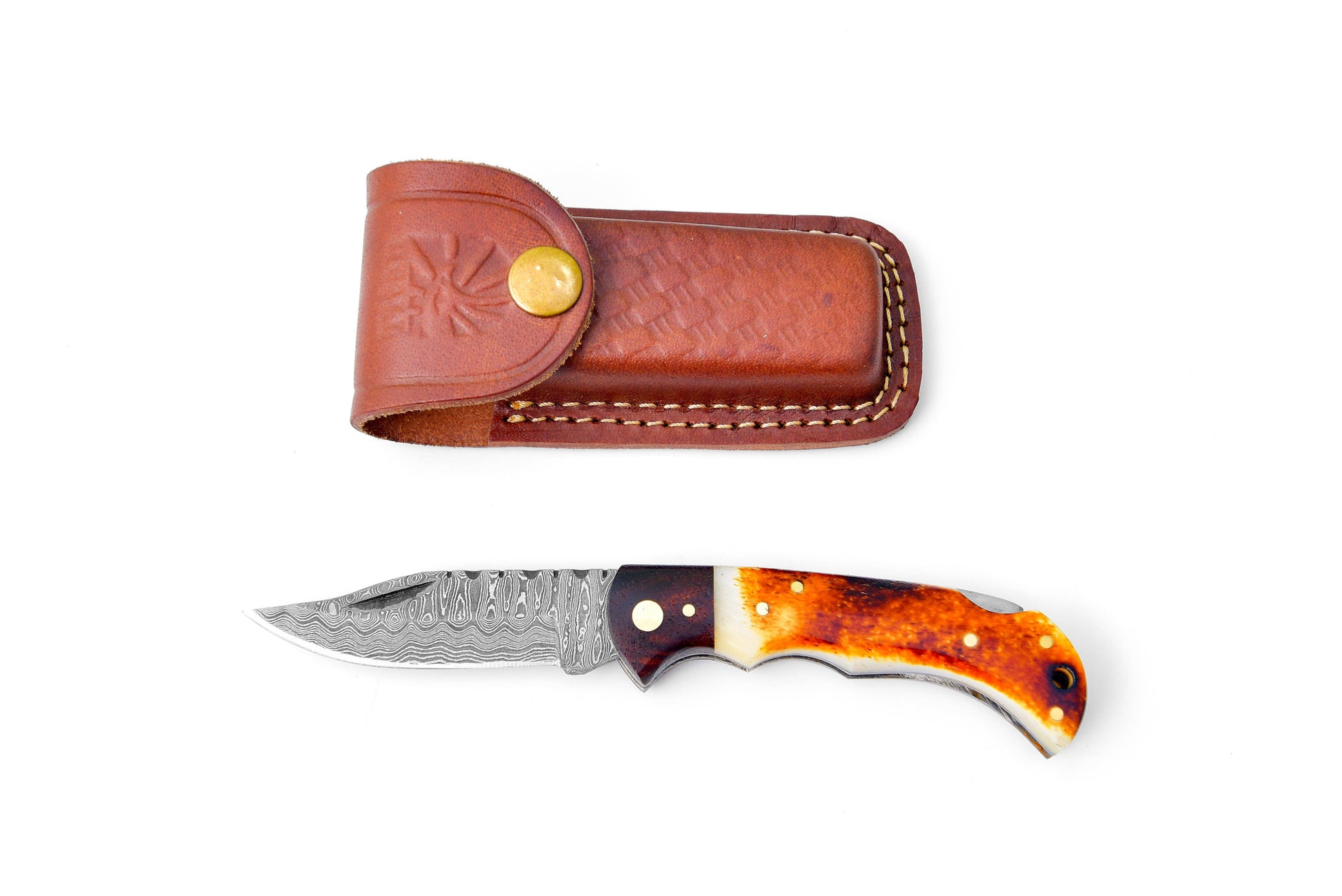 Titan International Titan International - Damascus steel pocket knife Limited Run TF-070