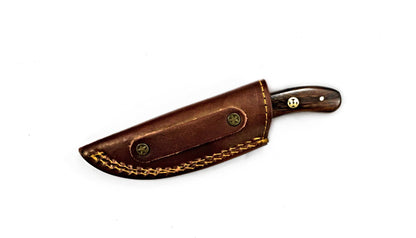 Titan International Titan International - Damascus Steel Skinner Knife, Stag & Walnut Grip by Titan Td