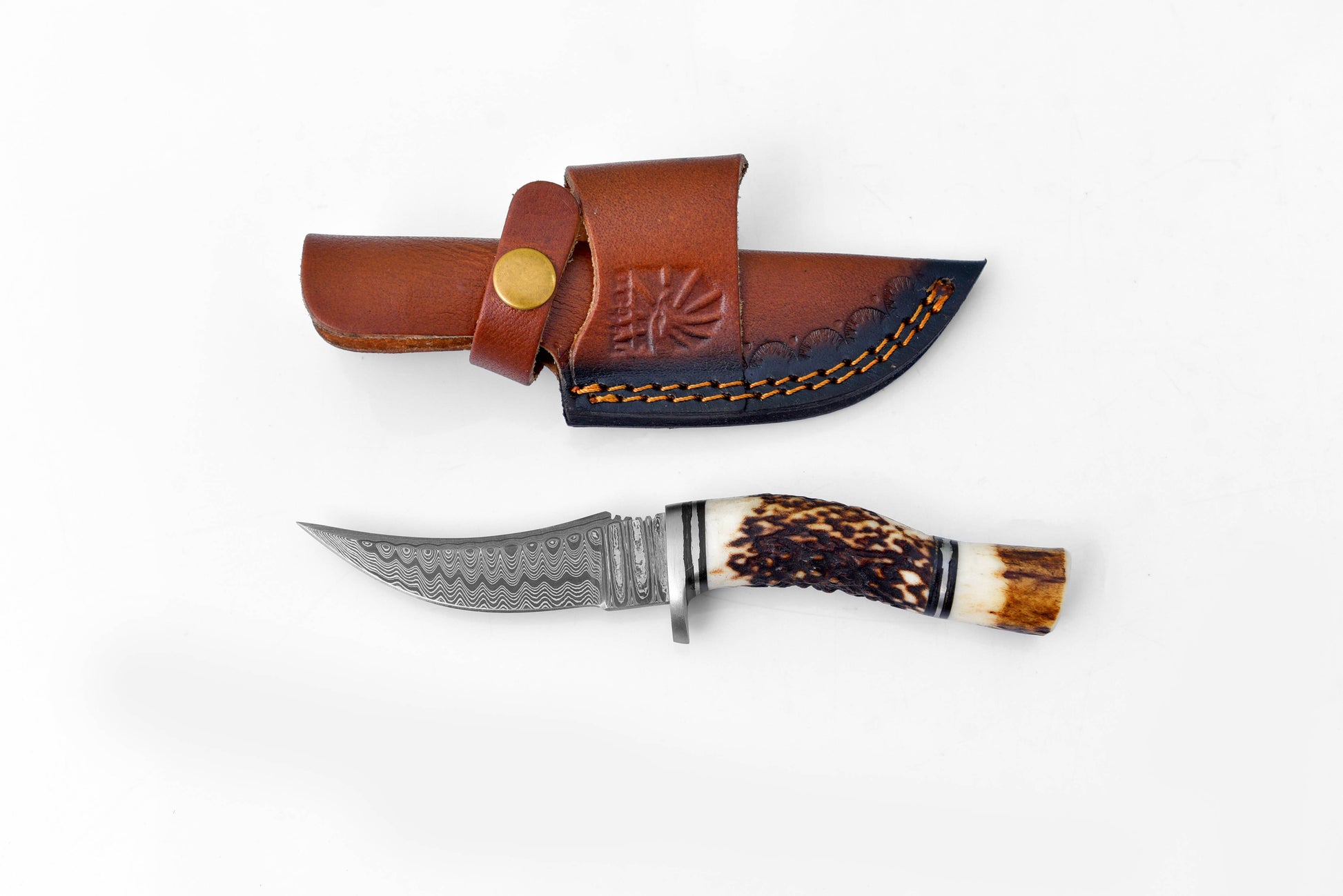 Titan International Titan International - Deer Horn Trailblazer Damascus by Titan TK-115