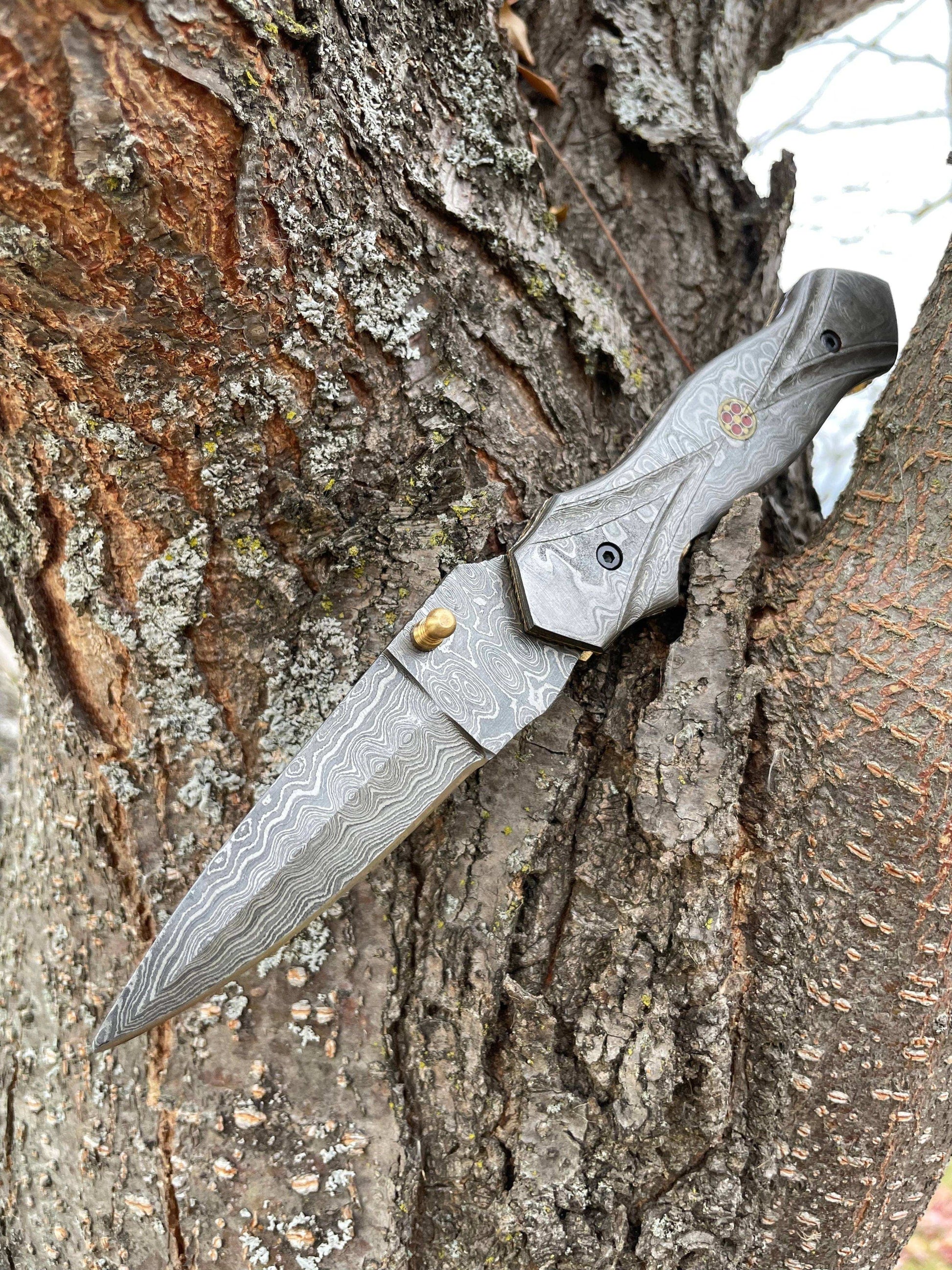 Titan International Titan International - Full Damascus Steel Folding Knife TK-040