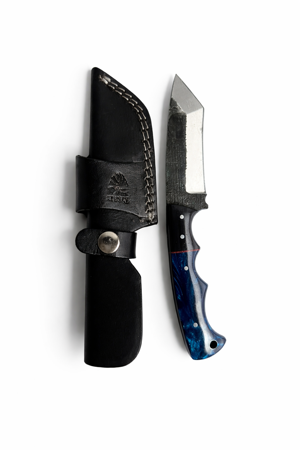 Titan International Titan International - Hand-Forged Carbon Hammered Utility Knife with Resin Handle