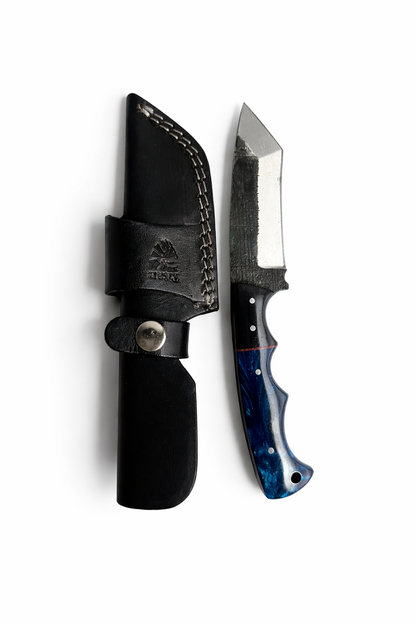 Titan International Titan International - Hand-Forged Carbon Hammered Utility Knife with Resin Handle