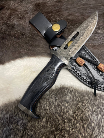 Titan International Titan International - Lunar Guardian Damascus Knife TK-098  (Compact)