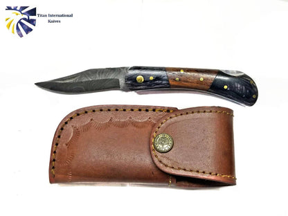 Titan International Titan International - TF-009 / Damascus Steel EDC Pocket knife