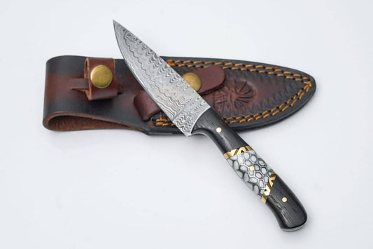 Titan International Titan International - Titan HexForge Damascus Utility Knife