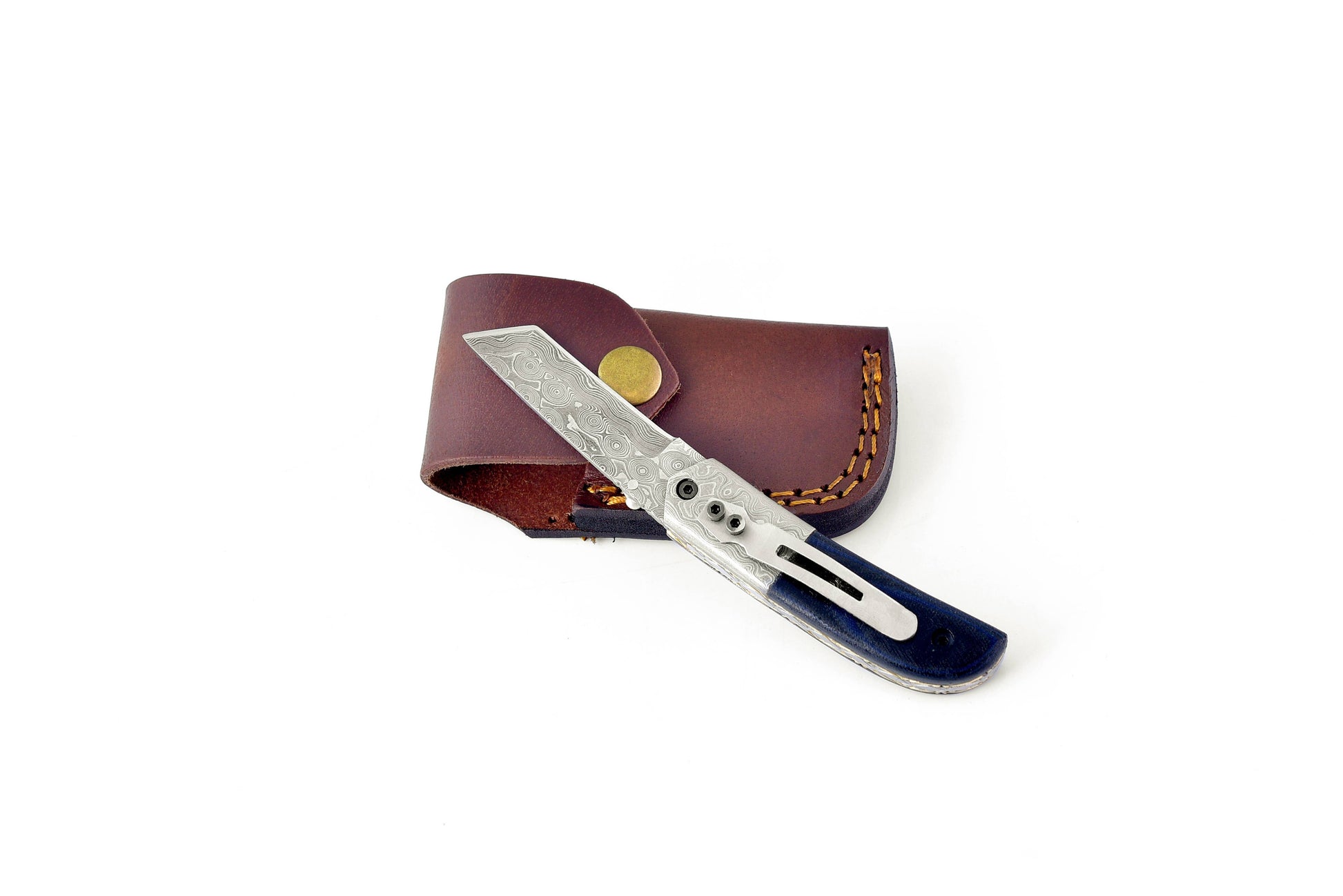 Titan International Titan International - Titan's Navy Blue Damascus Utility Pocket TF-036