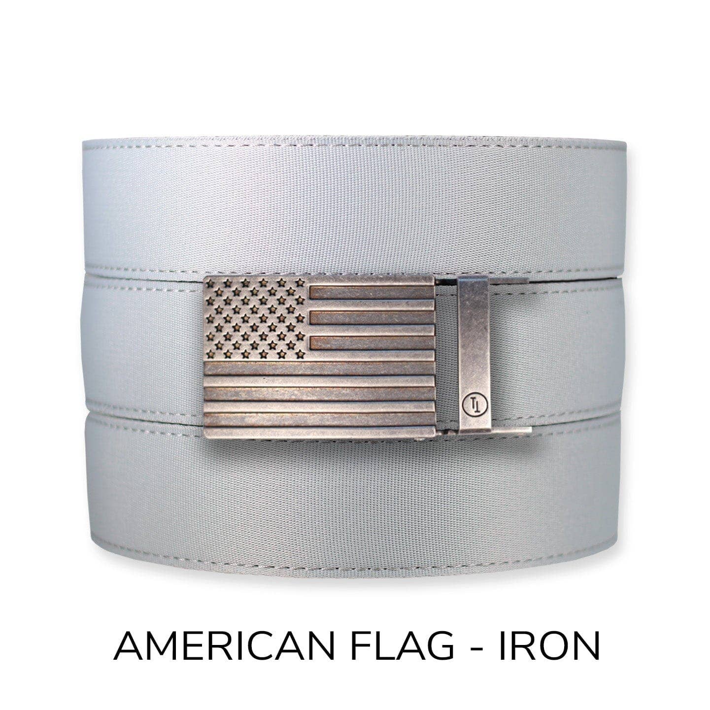 Tough Apparel Ratchet Belt Tough Apparel - Concrete Canvas+ Ratchet Belt & Buckle Set: American Flag - Gun Metal