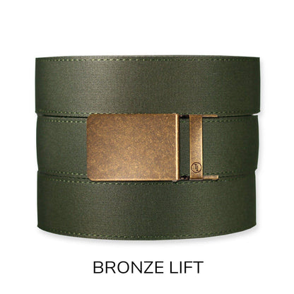 Tough Apparel Ratchet Belt Tough Apparel - Forest Canvas+ Ratchet Belt & Buckle Set: Copper