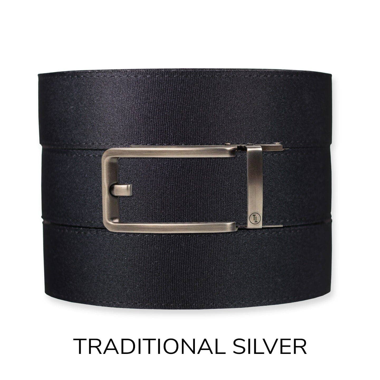 Tough Apparel Tough Apparel - Black Canvas+ Ratchet Belt & Buckle Set: Traditional Gun Metal