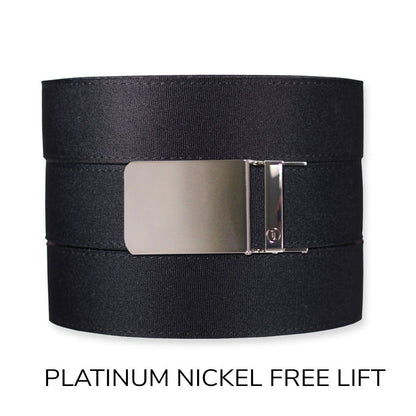 Tough Apparel Tough Apparel - Black Canvas+ Ratchet Belt & Buckle Set: Traditional Gun Metal