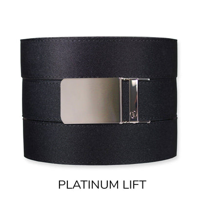Tough Apparel Tough Apparel - Black Canvas+ Ratchet Belt & Buckle Set: Traditional Gun Metal