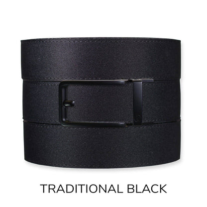 Tough Apparel Tough Apparel - Black Canvas+ Ratchet Belt & Buckle Set: Traditional Gun Metal