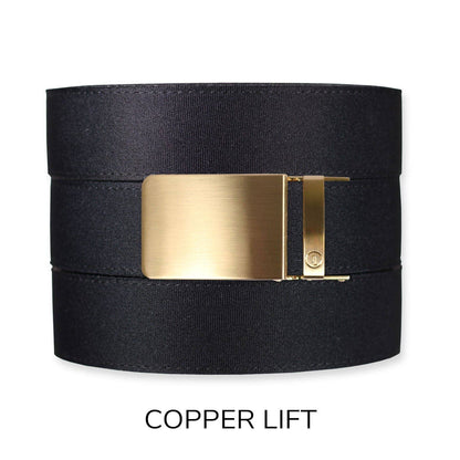 Tough Apparel Tough Apparel - Black Canvas+ Ratchet Belt & Buckle Set: Traditional Gun Metal