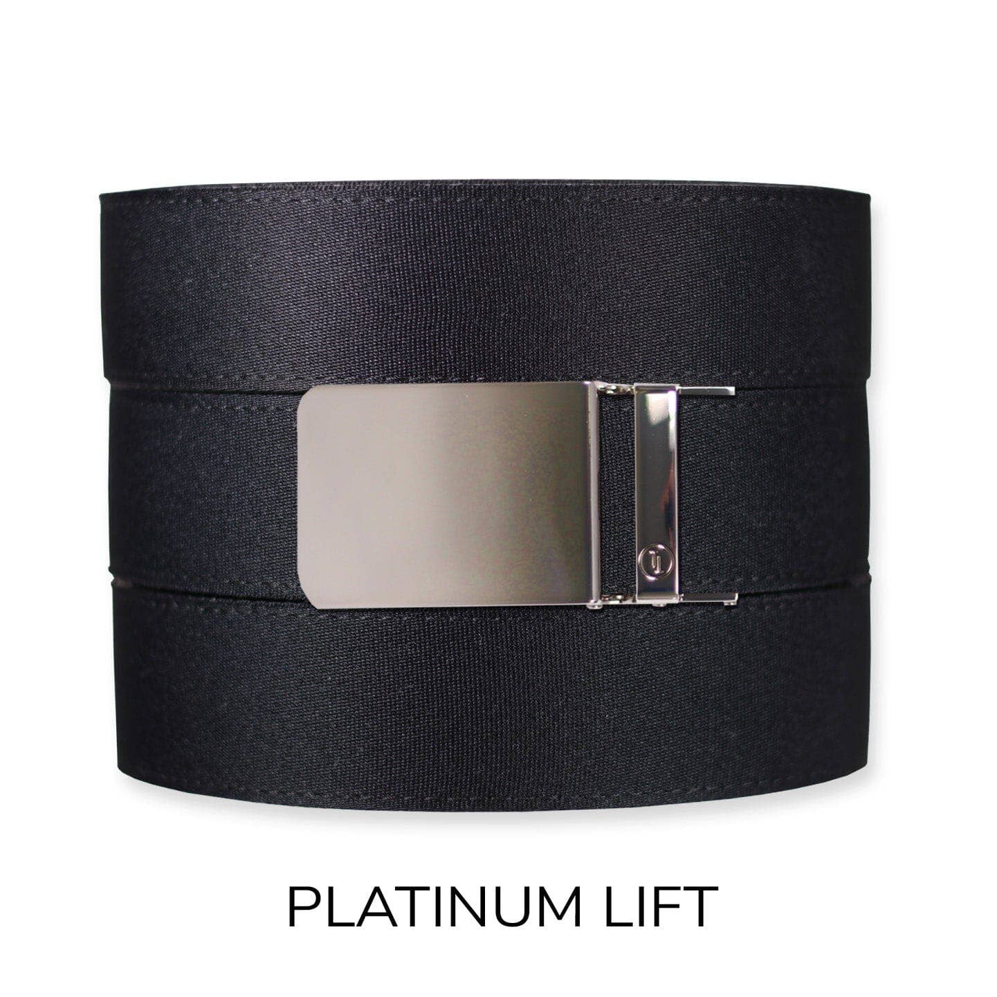 Tough Apparel Tough Apparel - Black Canvas+ Ratchet Belt & Buckle Set: Traditional Platinum