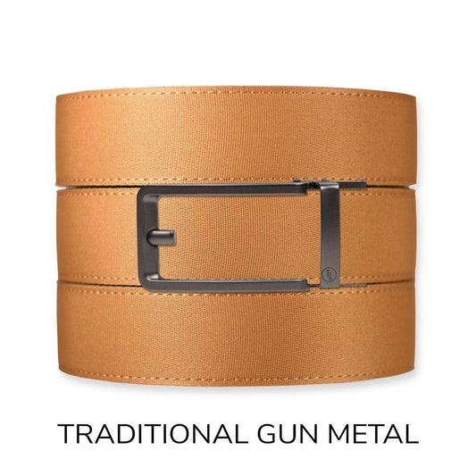 Tough Apparel Tough Apparel - Burlap Canvas+ Ratchet Belt & Buckle Set: Traditional Gun Metal