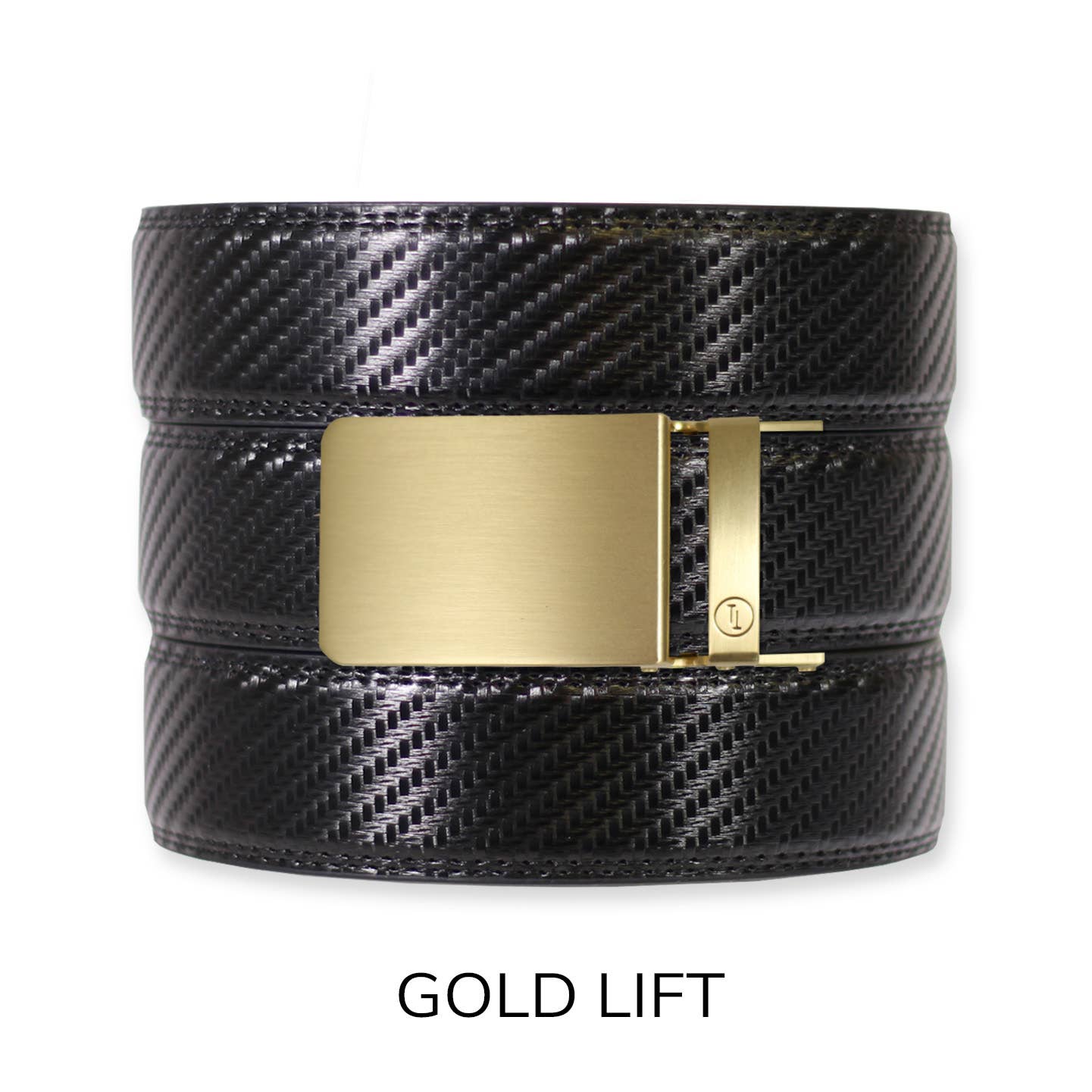 Tough Apparel Tough Apparel - Carbon Black Leather Ratchet Belt & Buckle Set: Black