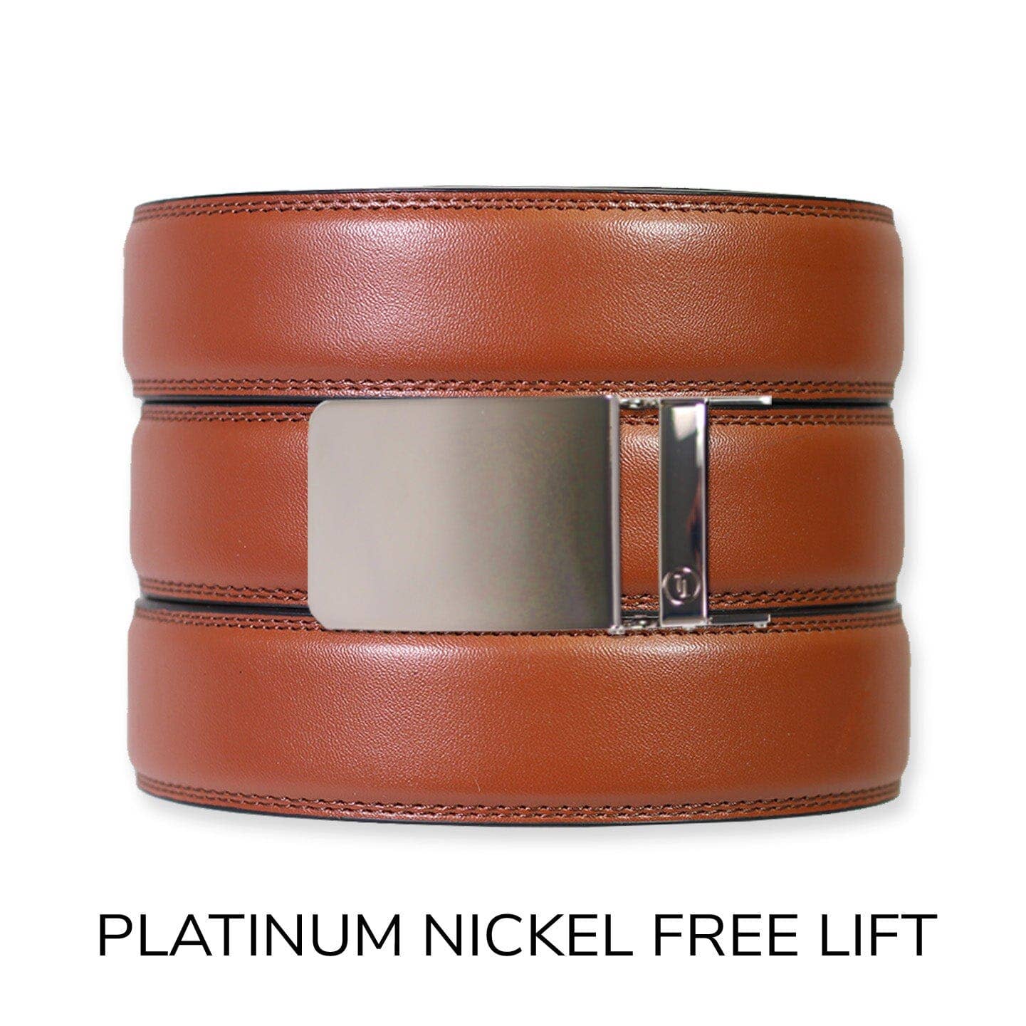Tough Apparel Tough Apparel - Chili Brown Leather Ratchet Belt & Buckle Set: Copper