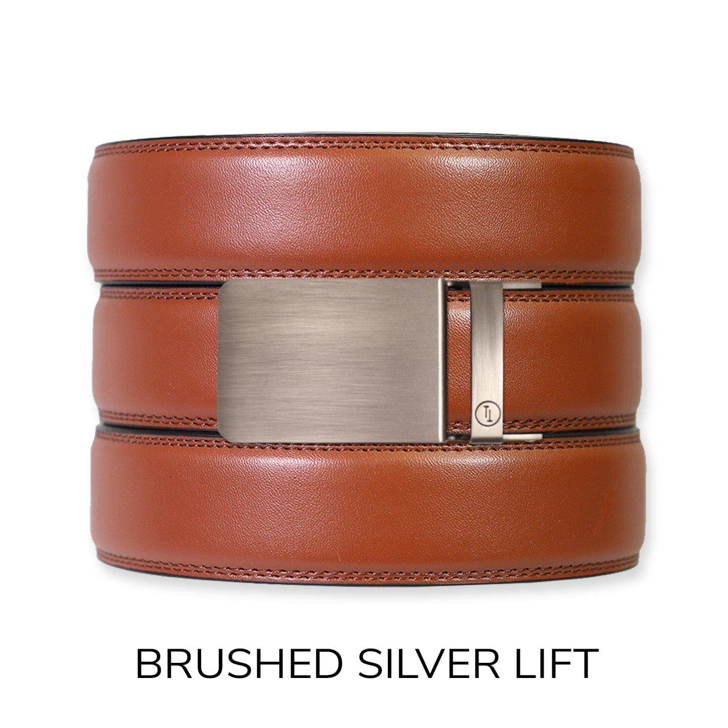 Tough Apparel Tough Apparel - Chili Brown Leather Ratchet Belt & Buckle Set: Copper