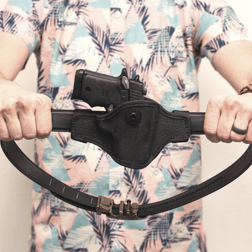 Tough Apparel Tough Apparel - EDC Black Leather Gun Belt Strap