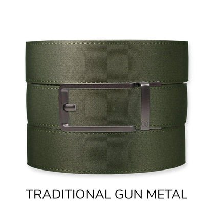 Tough Apparel Tough Apparel - Forest Canvas+ Ratchet Belt & Buckle Set: Iron