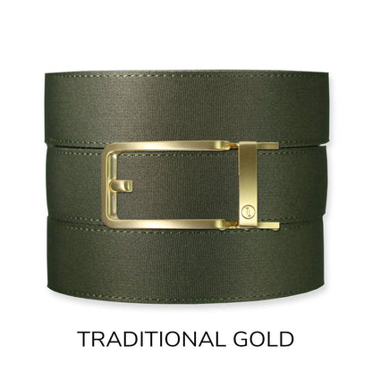 Tough Apparel Tough Apparel - Forest Canvas+ Ratchet Belt & Buckle Set: Iron