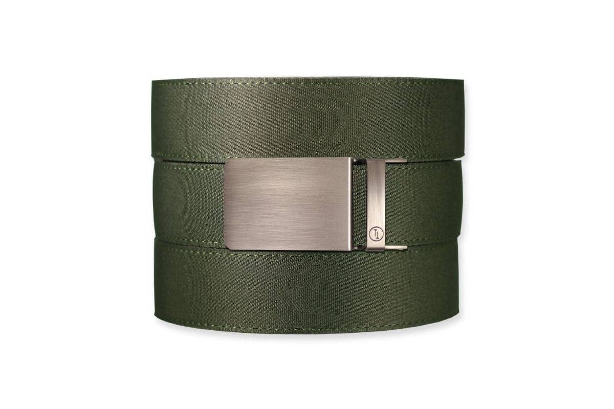 Tough Apparel Tough Apparel - Forest Canvas+ Ratchet Belt & Buckle Set: Iron