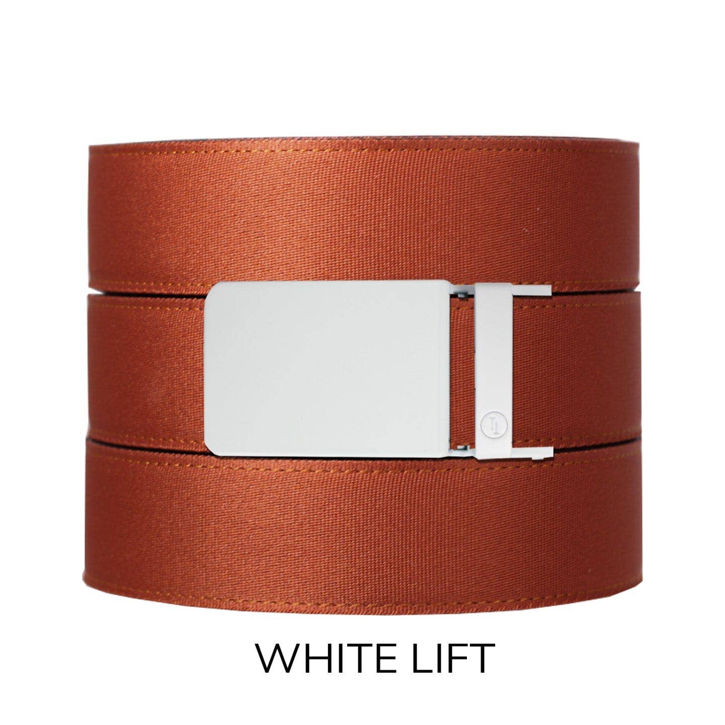 Tough Apparel Tough Apparel - Rust Canvas+ Ratchet Belt & Buckle Set: Brushed Gold