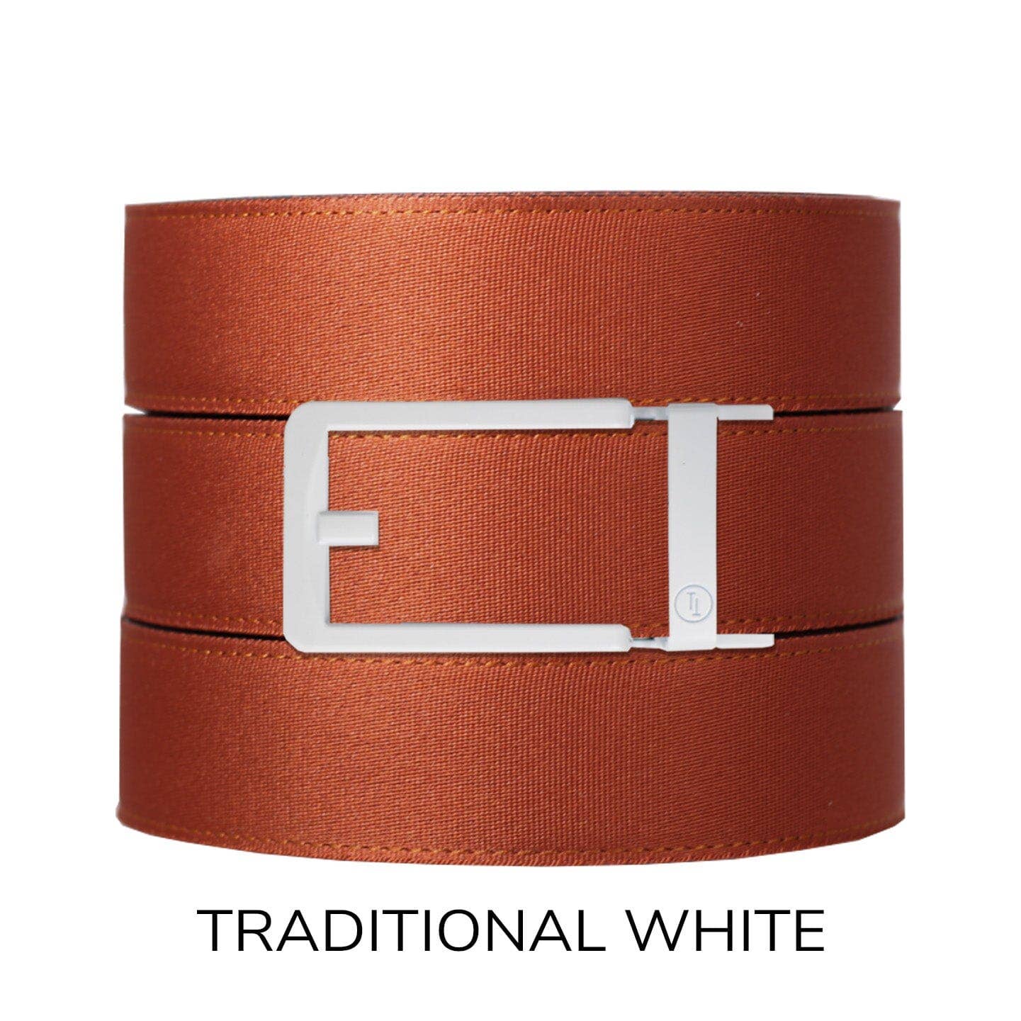 Tough Apparel Tough Apparel - Rust Canvas+ Ratchet Belt & Buckle Set: Brushed Gold