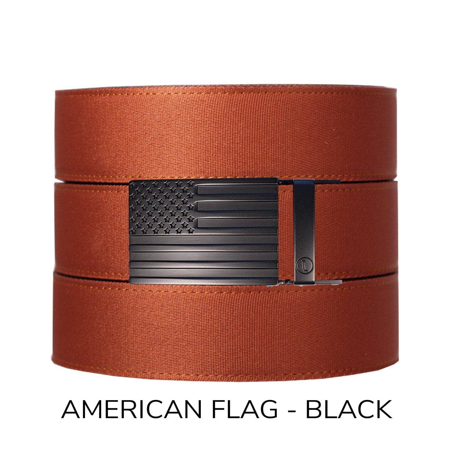 Tough Apparel Tough Apparel - Rust Canvas+ Ratchet Belt & Buckle Set: Brushed Gold