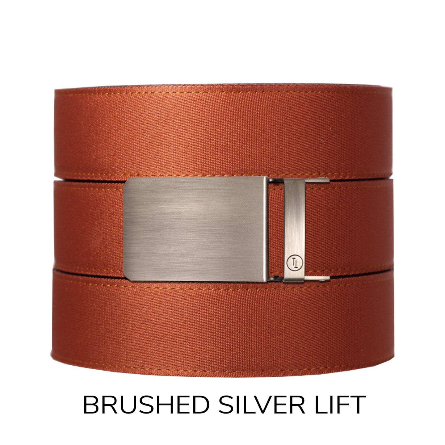 Tough Apparel Tough Apparel - Rust Canvas+ Ratchet Belt & Buckle Set: Brushed Gold