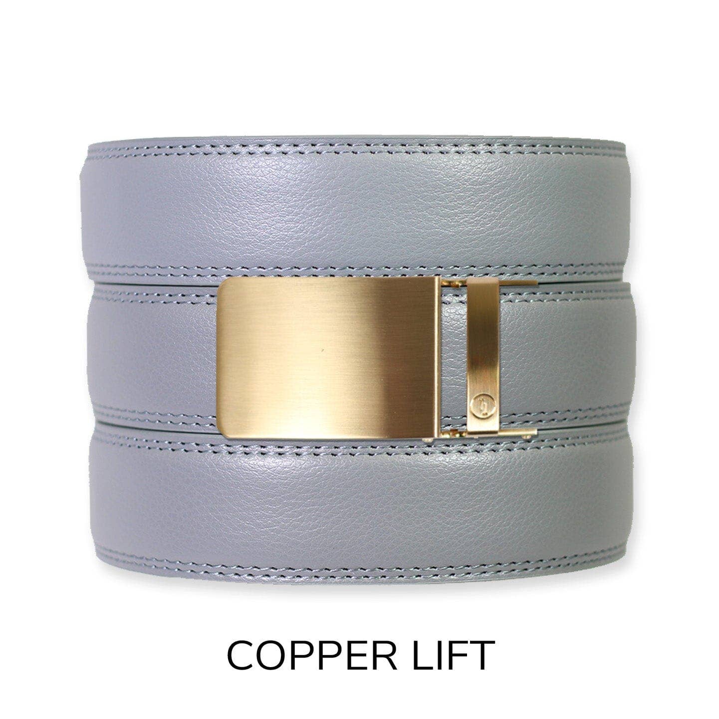 Tough Apparel Tough Apparel - Slate Leather Ratchet Belt & Buckle Set: Brushed Silver