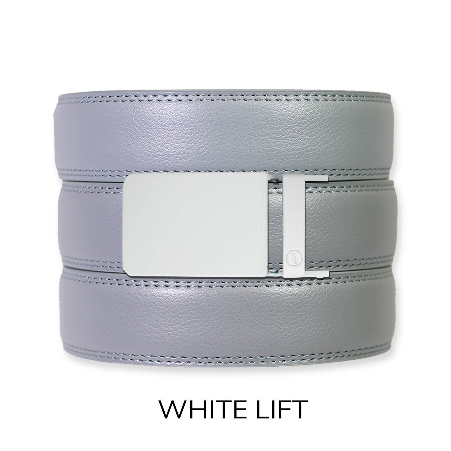 Tough Apparel Tough Apparel - Slate Leather Ratchet Belt & Buckle Set: Brushed Silver