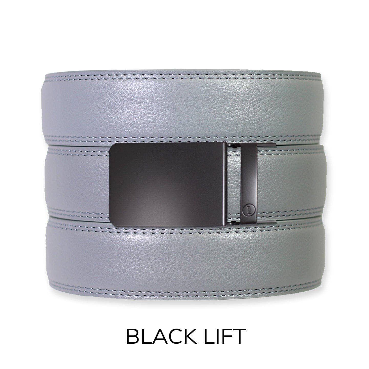 Tough Apparel Tough Apparel - Slate Leather Ratchet Belt & Buckle Set: Brushed Silver