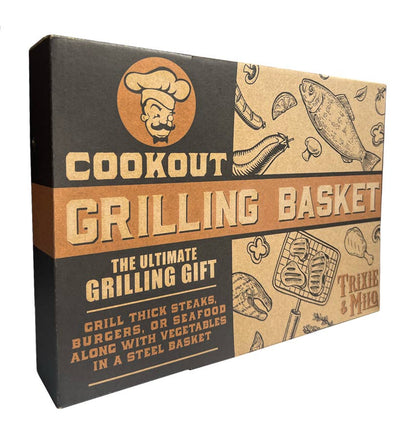 Trixie & Milo Cookout Grill Basket - christmas, stocking stuffer