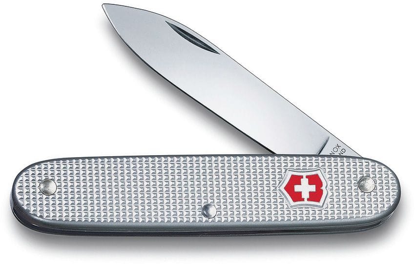 Victorionox Utility Knife SWISS ARMY 1 SILVER ALOX