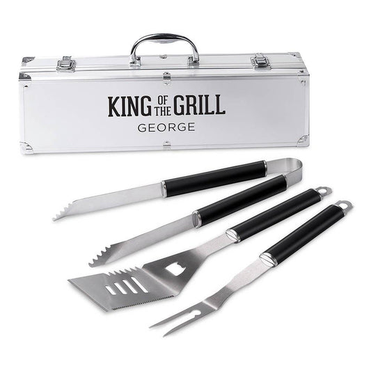 Weddingstar Inc. Weddingstar Inc. - Stainless Steel BBQ Tools Grill Set - King Of The Grill