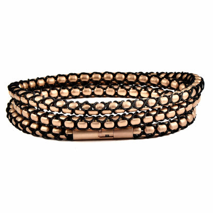 West Coast Jewelry West Coast Jewelry - Crucible Nylon Matte Finish Steel Box Chain Necklace - 26": Rose Gold