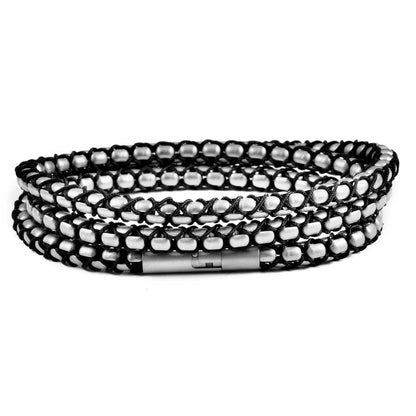 West Coast Jewelry West Coast Jewelry - Crucible Nylon Matte Finish Steel Box Chain Necklace - 26": Silver