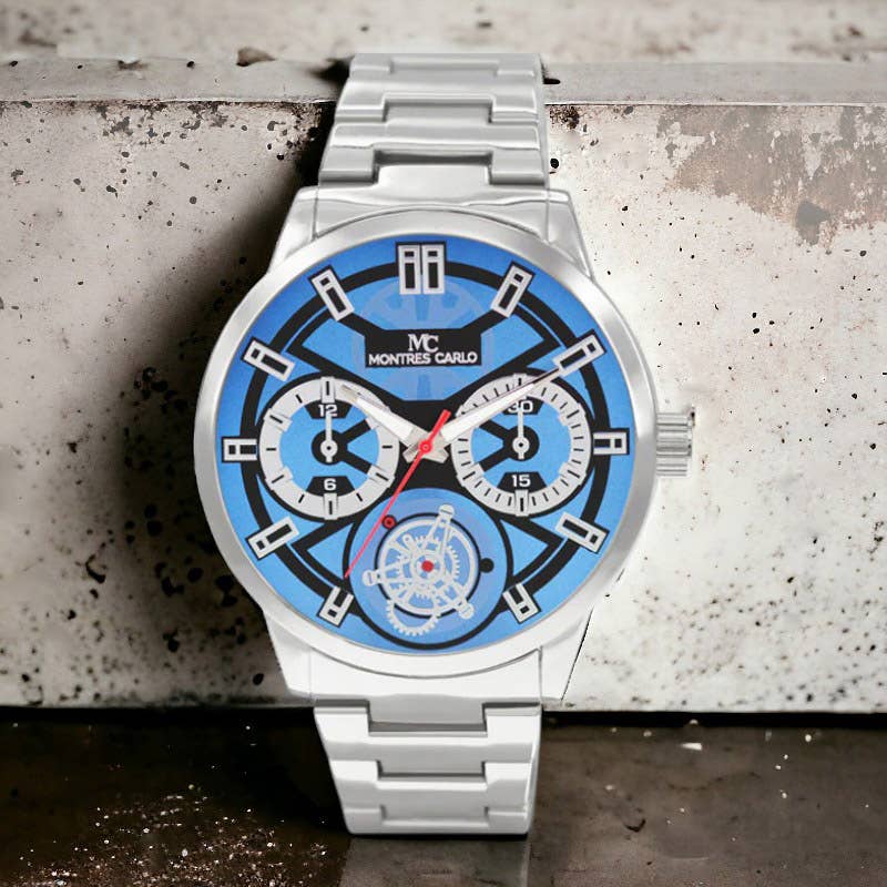 West Coast Jewelry West Coast Jewelry - High-Tech 48mm Men's Watch: Silver