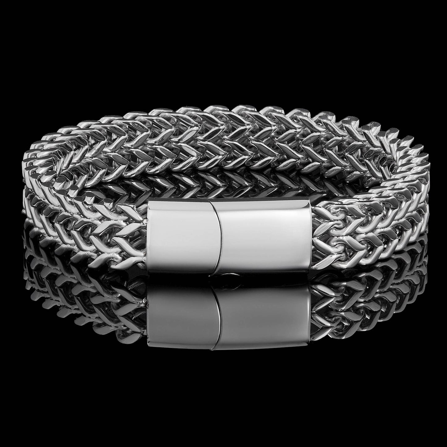 West Coast Jewelry West Coast Jewelry - Invicta Jewelry Double Franco Chain Bracelet (14mm) - 8.75"