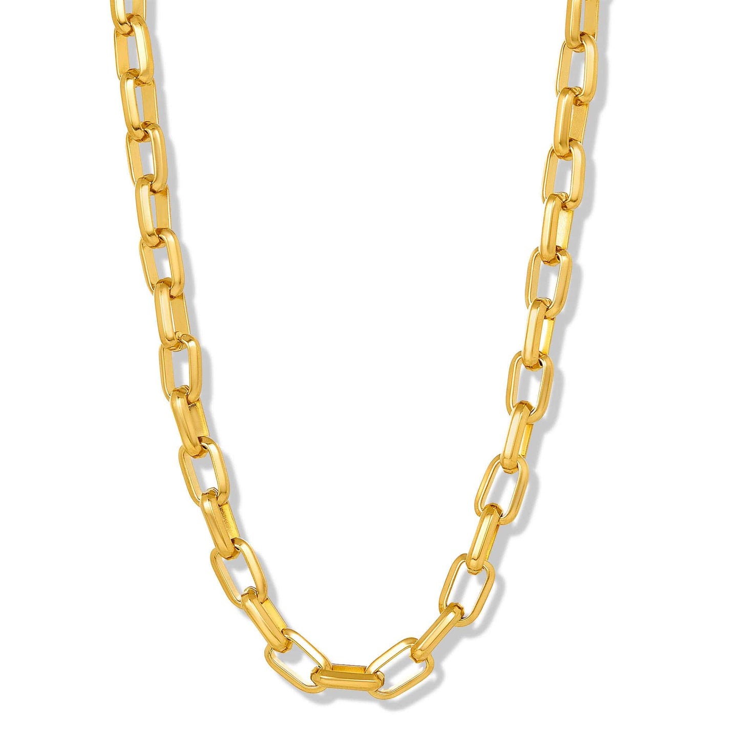 West Coast Jewelry West Coast Jewelry - Invicta Jewelry Large Oval Link Chain Necklace (10mm) - 24": Silver