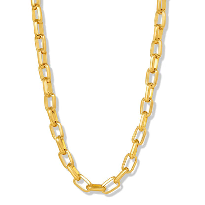 West Coast Jewelry West Coast Jewelry - Invicta Jewelry Large Oval Link Chain Necklace (10mm) - 24": Silver