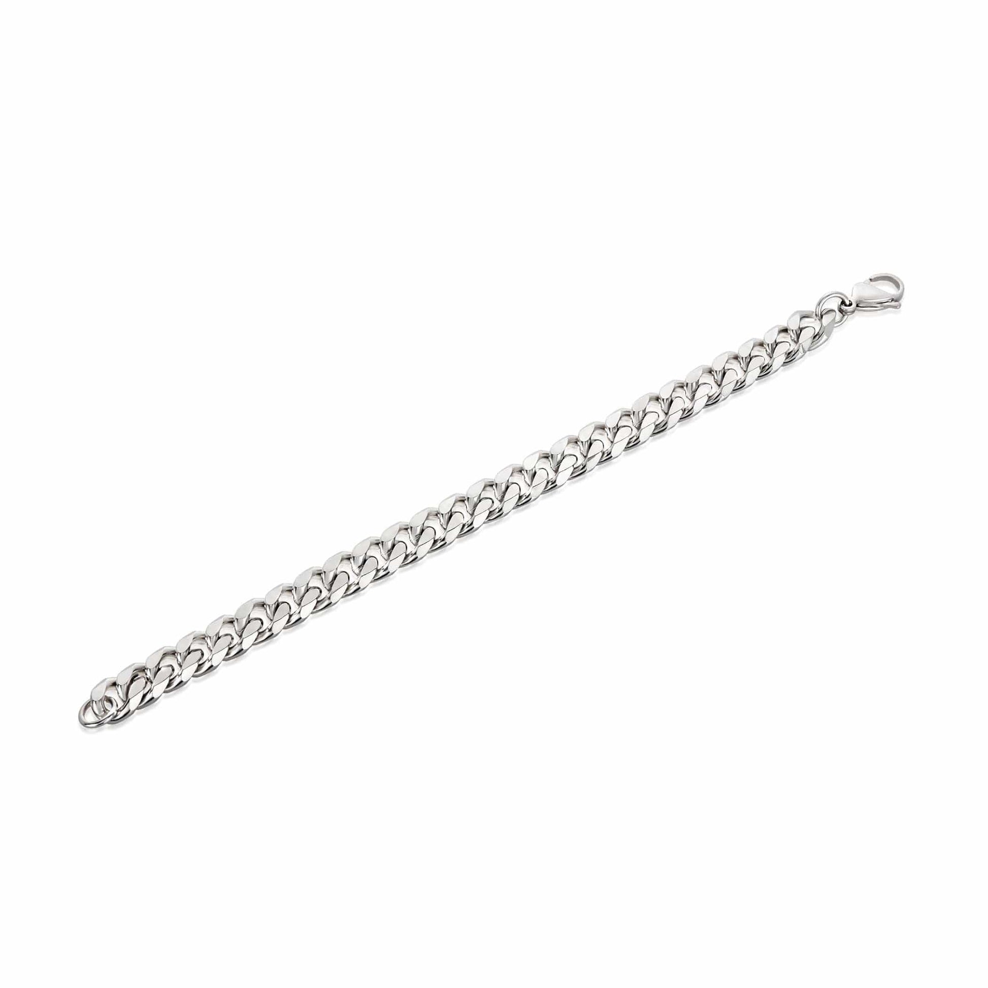 West Coast Jewelry West Coast Jewelry - Men's Beveled Curb Chain Bracelet