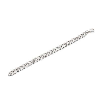 West Coast Jewelry West Coast Jewelry - Men's Beveled Curb Chain Bracelet