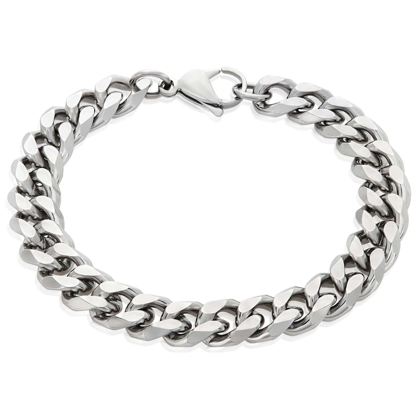 West Coast Jewelry West Coast Jewelry - Men's Beveled Curb Chain Bracelet