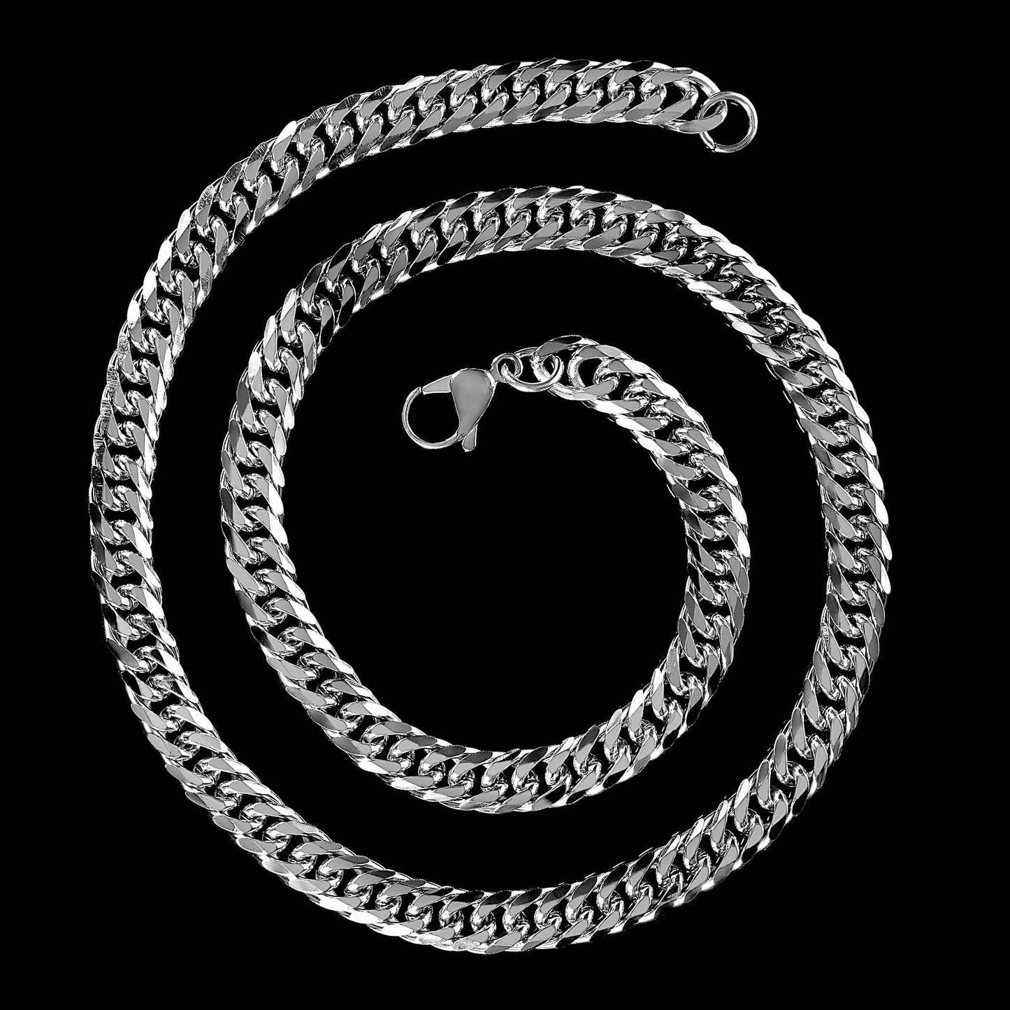West Coast Jewelry West Coast Jewelry - Men's Stainless Steel Curb Chain Necklace (10mm) - 24"
