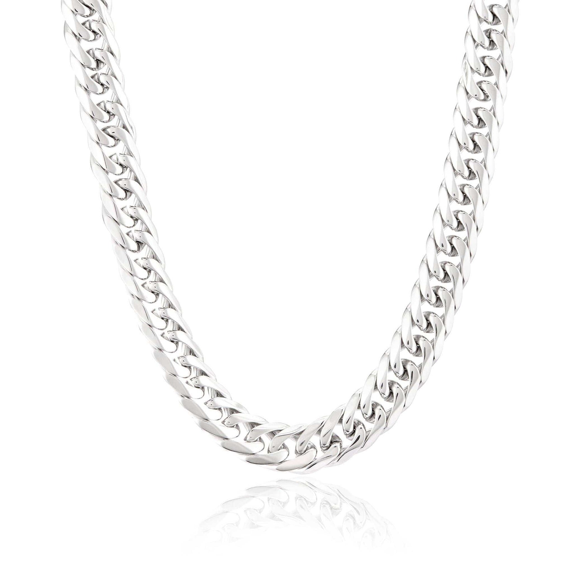 West Coast Jewelry West Coast Jewelry - Men's Stainless Steel Curb Chain Necklace (10mm) - 24"