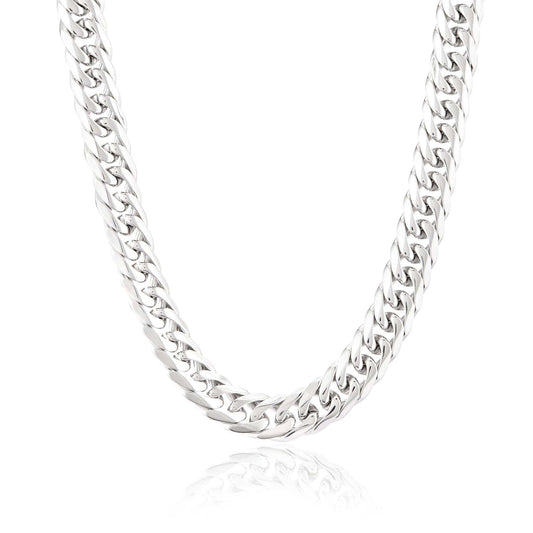 West Coast Jewelry West Coast Jewelry - Men's Stainless Steel Curb Chain Necklace (10mm) - 24"