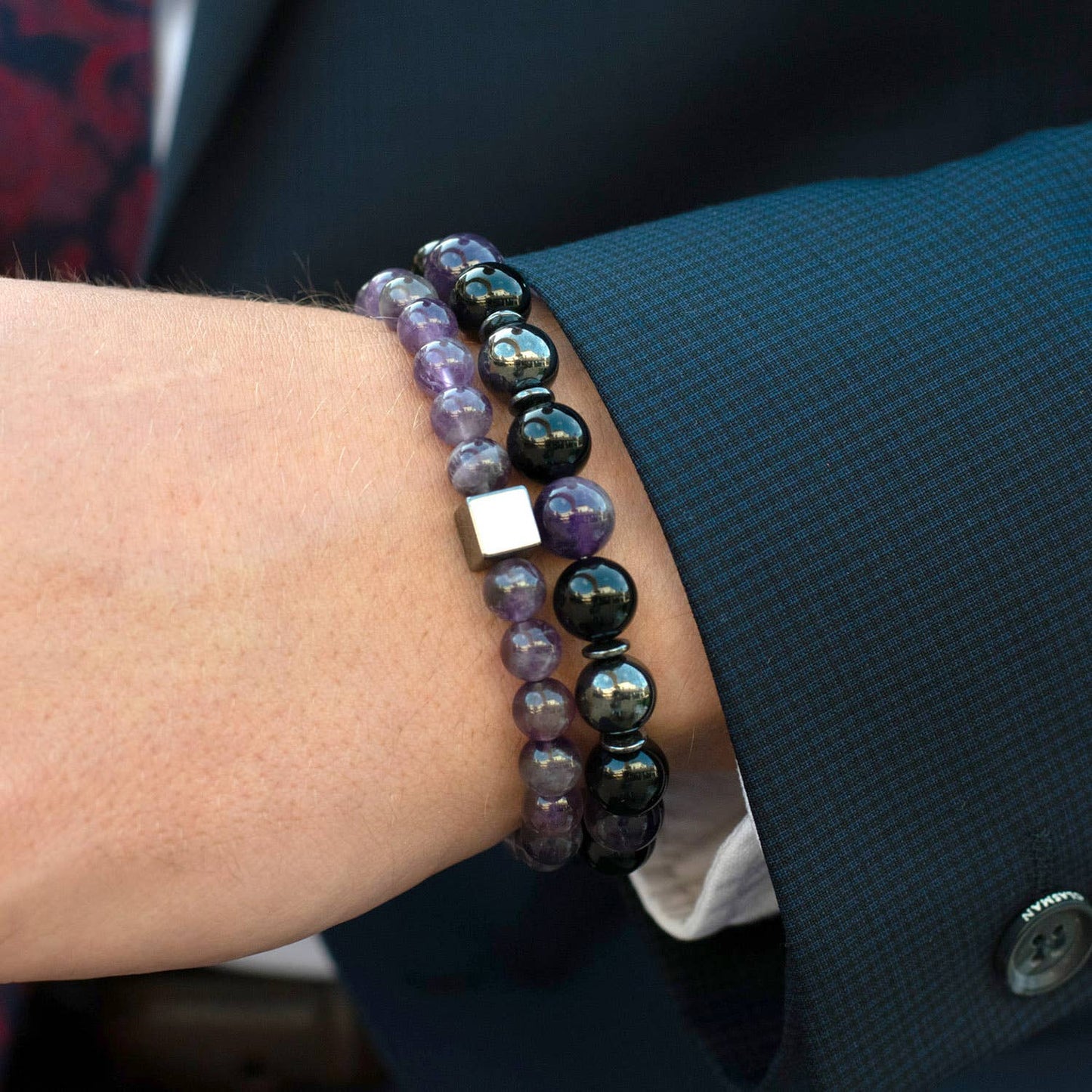 West Coast Jewelry West Coast Jewelry - Natural Stone, Onyx, Hematite Bead Stretch Bracelet (10mm): Tiger Eye